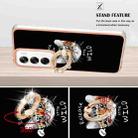 For OPPO Reno12 Global Electroplating Dual-side IMD Phone Case with Ring Holder(Natural Growth) - 3