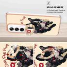 For OPPO Reno12 Global Electroplating Dual-side IMD Phone Case with Ring Holder(Lucky Dog) - 3