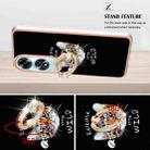 For OPPO A60 Electroplating Dual-side IMD Phone Case with Ring Holder(Natural Growth) - 3