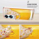 For OPPO A60 Electroplating Dual-side IMD Phone Case with Ring Holder(Draft Beer) - 3