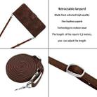 For Xiaomi Mi 11 Lite Dream Triangle Leather Phone Case with Lanyard(Brown) - 5