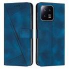 For Xiaomi 13 Dream Triangle Leather Phone Case with Lanyard(Blue) - 1