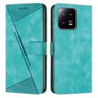 For Xiaomi 13 Pro Dream Triangle Leather Phone Case with Lanyard(Green) - 1