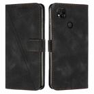 For Xiaomi Redmi 10A / 9C Dream Triangle Leather Phone Case with Lanyard(Black) - 1