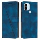 For Xiaomi Redmi A1+ / A2+ Dream Triangle Leather Phone Case with Lanyard(Blue) - 1