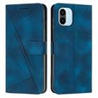 For Xiaomi Redmi A1 / A2 Dream Triangle Leather Phone Case with Lanyard(Blue) - 1