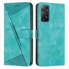 For Xiaomi Redmi Note 11 Pro 4G Global Dream Triangle Leather Phone Case with Lanyard(Green) - 1