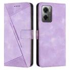 For Xiaomi Redmi Note 11E / Note 10 5G 2022 Dream Triangle Leather Phone Case with Lanyard(Purple) - 1