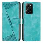 For Xiaomi Redmi Note 12 Pro Speed Dream Triangle Leather Phone Case with Lanyard(Green) - 1