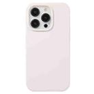 For iPhone 15 Pro Liquid Silicone Phone Case(Rock Grey) - 1