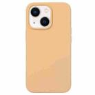 For iPhone 15 Liquid Silicone Phone Case(Khaki) - 1