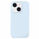 For iPhone 15 Liquid Silicone Phone Case(Sky Blue) - 1