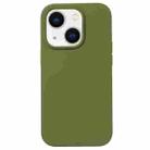 For iPhone 14 Plus Liquid Silicone Phone Case(Pine Green) - 1