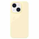 For iPhone 14 Liquid Silicone Phone Case(Milky Yellow) - 1