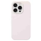 For iPhone 14 Pro Liquid Silicone Phone Case(Rock Grey) - 1