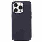 For iPhone 14 Pro Liquid Silicone Phone Case(Berry Purple) - 1
