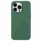 For iPhone 13 Pro Liquid Silicone Phone Case(Clover Green) - 1