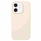 For iPhone 12 mini Liquid Silicone Phone Case(Antique White) - 1