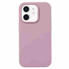 For iPhone 12 mini Liquid Silicone Phone Case(Blackcurrant) - 1