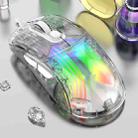 XUNFOX XYH20RGB Transparent 2400DPI RGB Light Wired Gaming Mouse, Cable Length: 1.2m(White) - 1