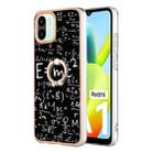 For Xiaomi Redmi A1 Electroplating Dual-side IMD Phone Case with Ring Holder(Equation) - 1