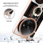 For Xiaomi Redmi A3 Electroplating Dual-side IMD Phone Case with Ring Holder(Retro Radio) - 4