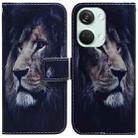 For OnePlus Nord 3 Coloured Drawing Flip Leather Phone Case(Lion) - 1