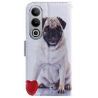 For OnePlus Nord CE4 5G Coloured Drawing Flip Leather Phone Case(Pug) - 3