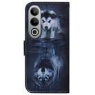 For OnePlus Nord CE4 5G Coloured Drawing Flip Leather Phone Case(Wolf and Dog) - 3