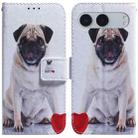 For OnePlus Nord 4 Coloured Drawing Flip Leather Phone Case(Pug) - 1