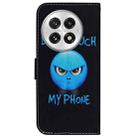 For OnePlus 13 Coloured Drawing Flip Leather Phone Case(Anger) - 3