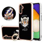 For Samsung Galaxy A54 5G Electroplating Dual-side IMD Phone Case with Ring Holder(Natural Growth) - 1