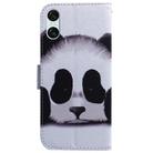 For Sony Xperia 10 VI Coloured Drawing Flip Leather Phone Case(Panda) - 3