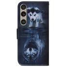 For Sony Xperia 1 VI Coloured Drawing Flip Leather Phone Case(Wolf and Dog) - 3