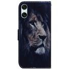 For Sony Xperia 5 VI Coloured Drawing Flip Leather Phone Case(Lion) - 3