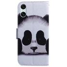 For Sony Xperia 5 VI Coloured Drawing Flip Leather Phone Case(Panda) - 3