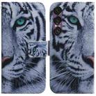 For Sony Xperia 1 VII Coloured Drawing Flip Leather Phone Case(Tiger) - 1