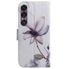 For Sony Xperia 1 VII Coloured Drawing Flip Leather Phone Case(Magnolia) - 3