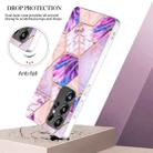 For Samsung Galaxy S25 Ultra 5G Electroplating Splicing Marble TPU Phone Case(Light Purple) - 3