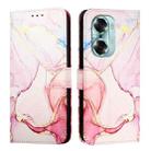 For Honor 60 PT003 Marble Pattern Flip Leather Phone Case(Rose Gold) - 2