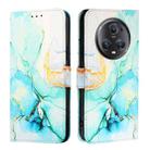 For Honor Magic5 Pro PT003 Marble Pattern Flip Leather Phone Case(Green) - 2