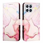 For Honor X8 4G / X30i / Play6T Pro PT003 Marble Pattern Flip Leather Phone Case(Rose Gold) - 2