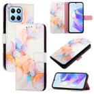 For Honor X8 5G / X6 4G / 70 Lite / X6s / X8a PT003 Marble Pattern Flip Leather Phone Case(Marble White) - 1