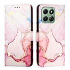 For Honor X6b PT003 Marble Pattern Flip Leather Phone Case(Rose Gold) - 3