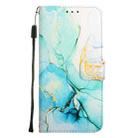 For Honor X9c 5G PT003 Marble Pattern Flip Leather Phone Case(Green) - 3