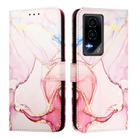 For Honor GT PT003 Marble Pattern Flip Leather Phone Case(Rose Gold) - 3