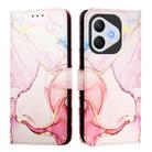 For Honor 400 Lite PT003 Marble Pattern Flip Leather Phone Case(Rose Gold) - 2