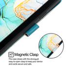 For Honor 400 Lite PT003 Marble Pattern Flip Leather Phone Case(Green) - 3