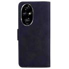 For Honor 200 Pro 5G Skin Feel Pure Color Flip Leather Phone Case(Black) - 3