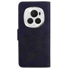 For Honor Magic6 Pro Skin Feel Pure Color Flip Leather Phone Case(Black) - 3